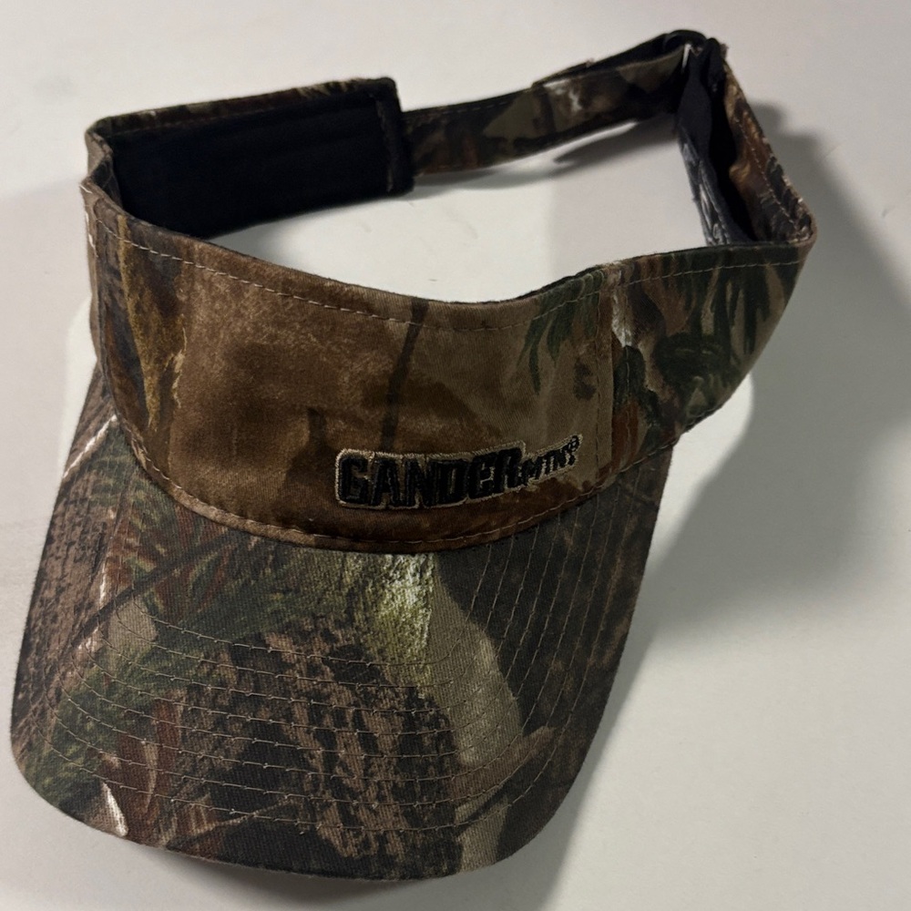 Gander Mountain visor in camouflage colors.